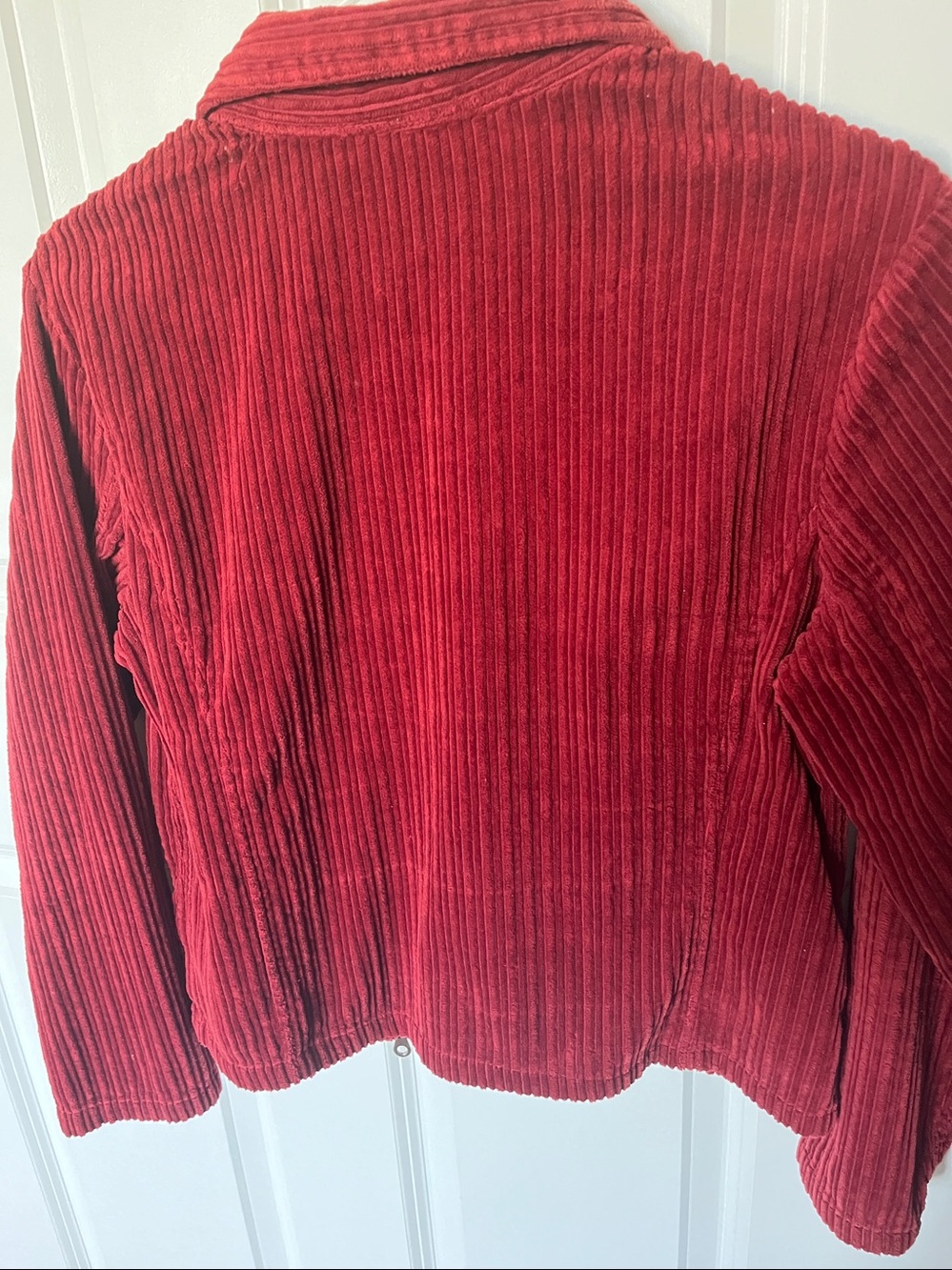 Colorful Corduroy Zippered Jacket - Picture 4 of 4